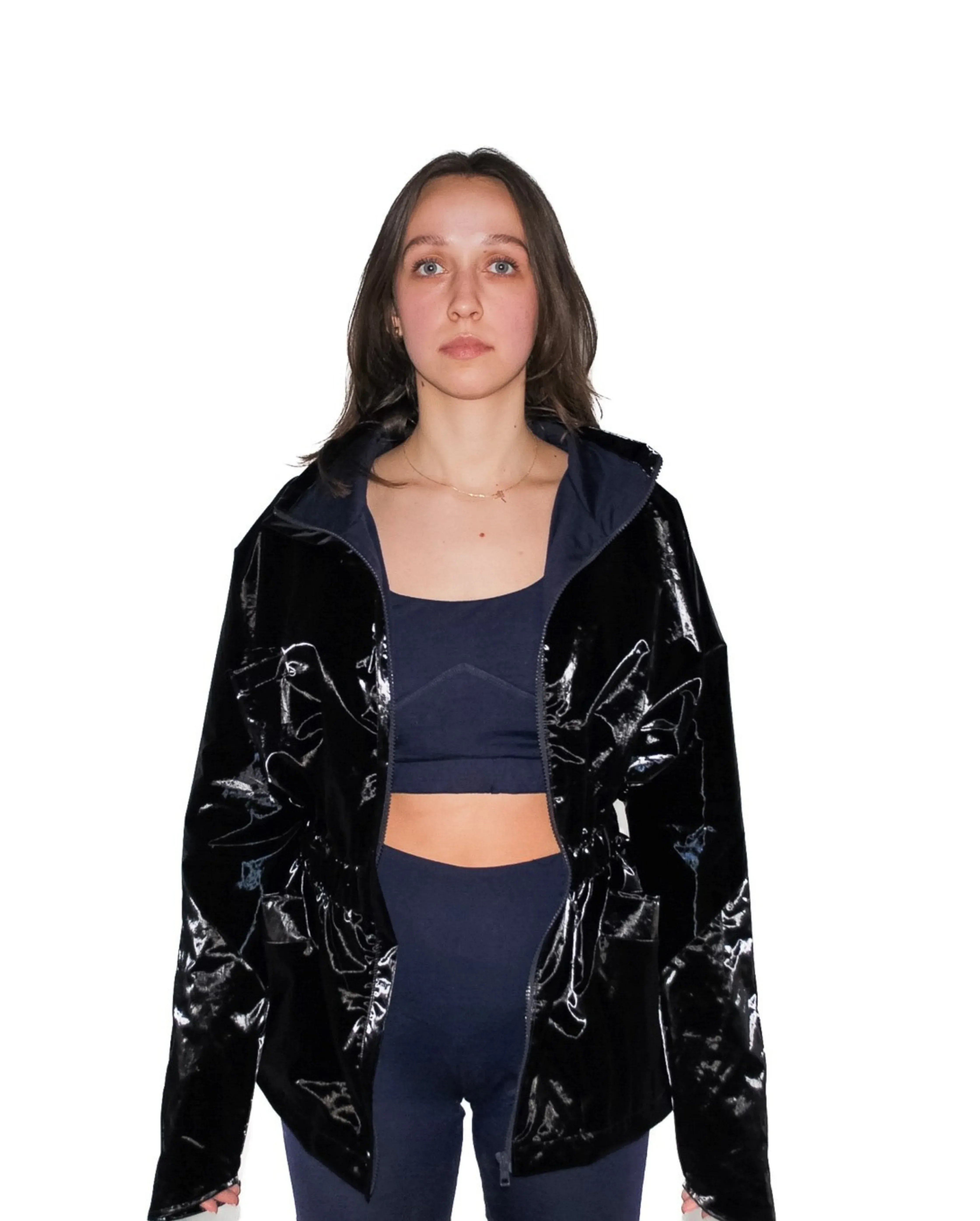 Merino Wool Sports Shorts - Dark Blue 6 Merino Wool Sports Bra - Dark Blue - Zubek.Co