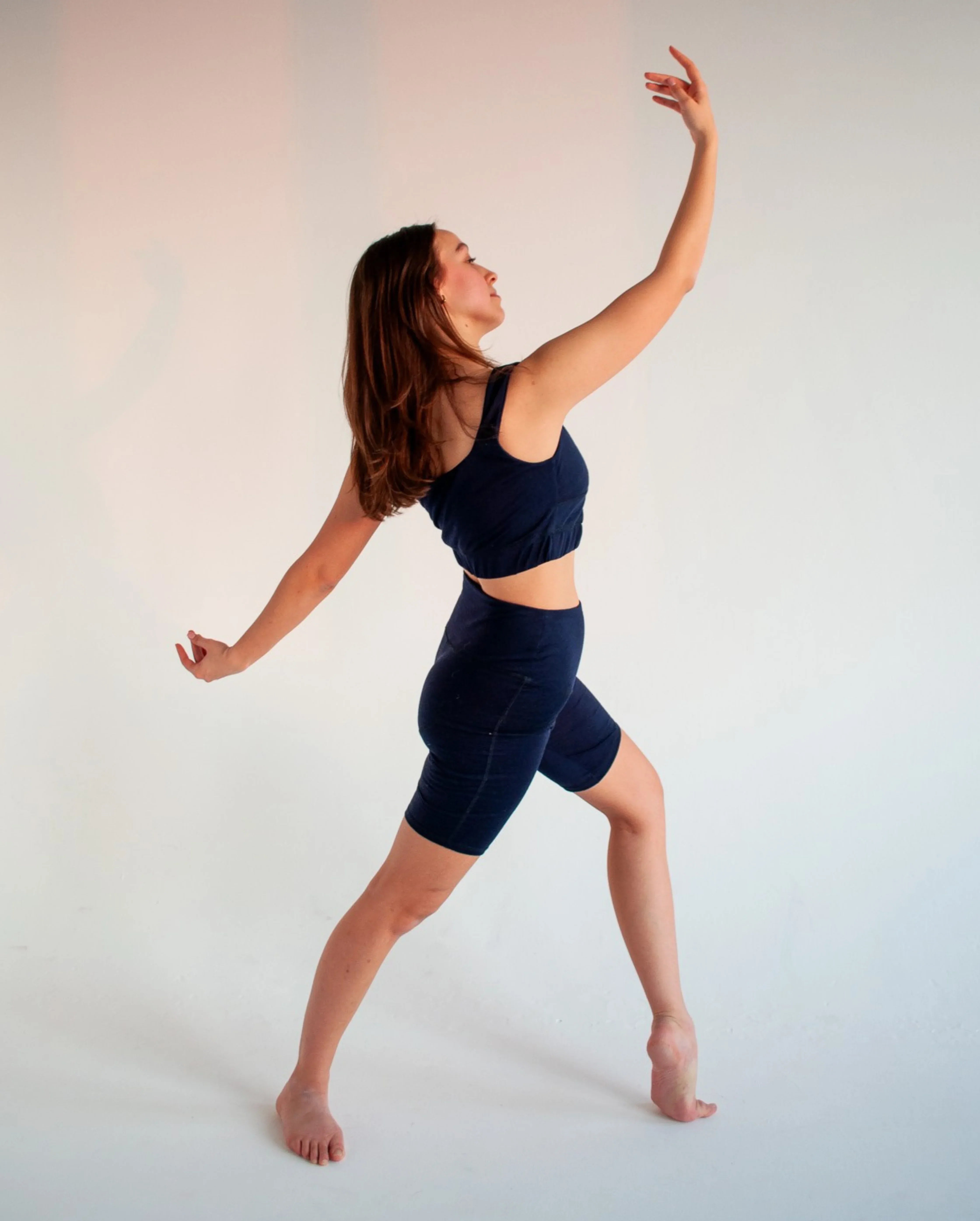 Merino Wool Sports Shorts - Dark Blue 3 Merino Wool Sports Shorts - Dark Blue - Zubek.Co