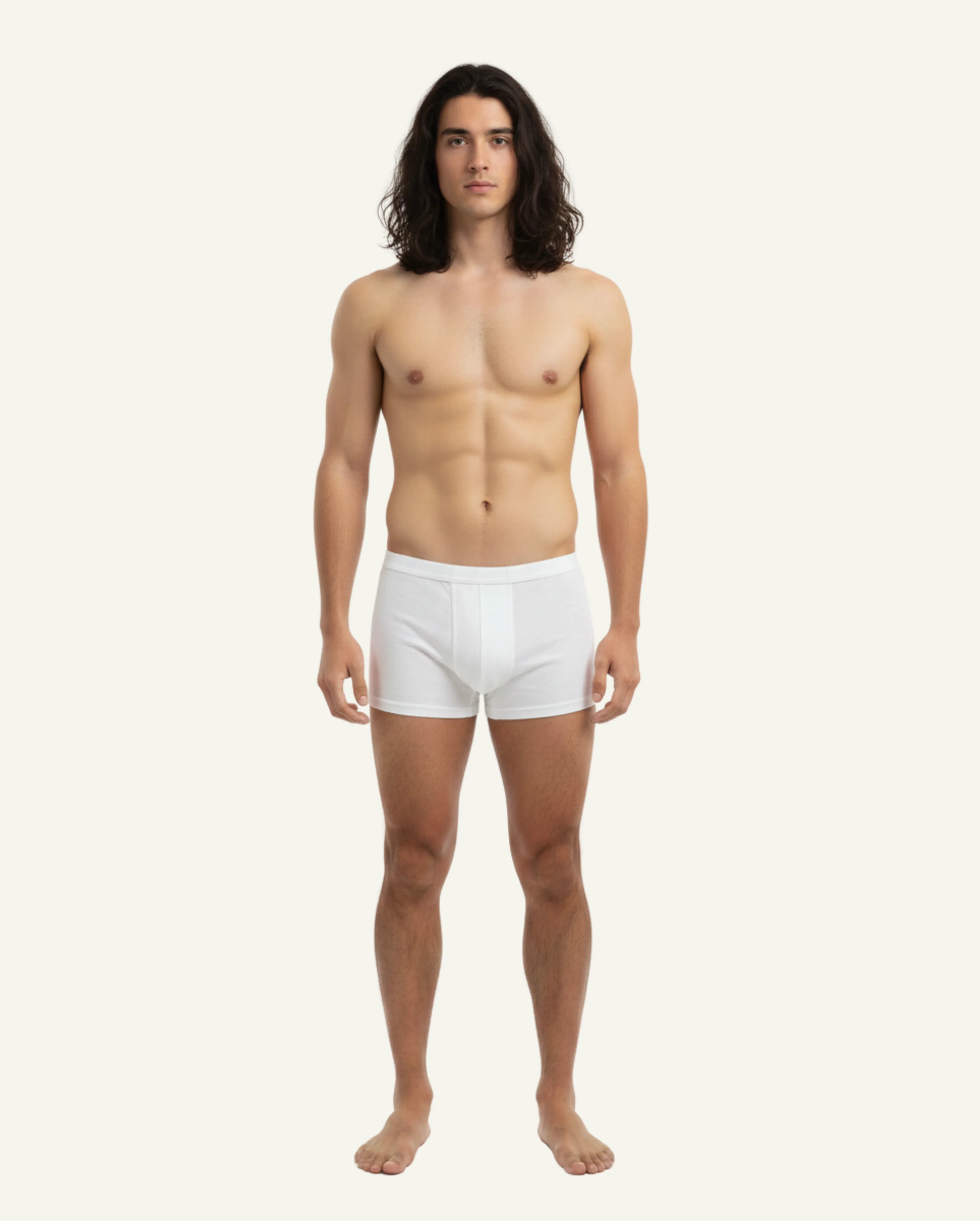 Silk Boxer Briefs (Trunks) – White 2 Silk Boxer Briefs (Trunks) – White - Zubek.Co