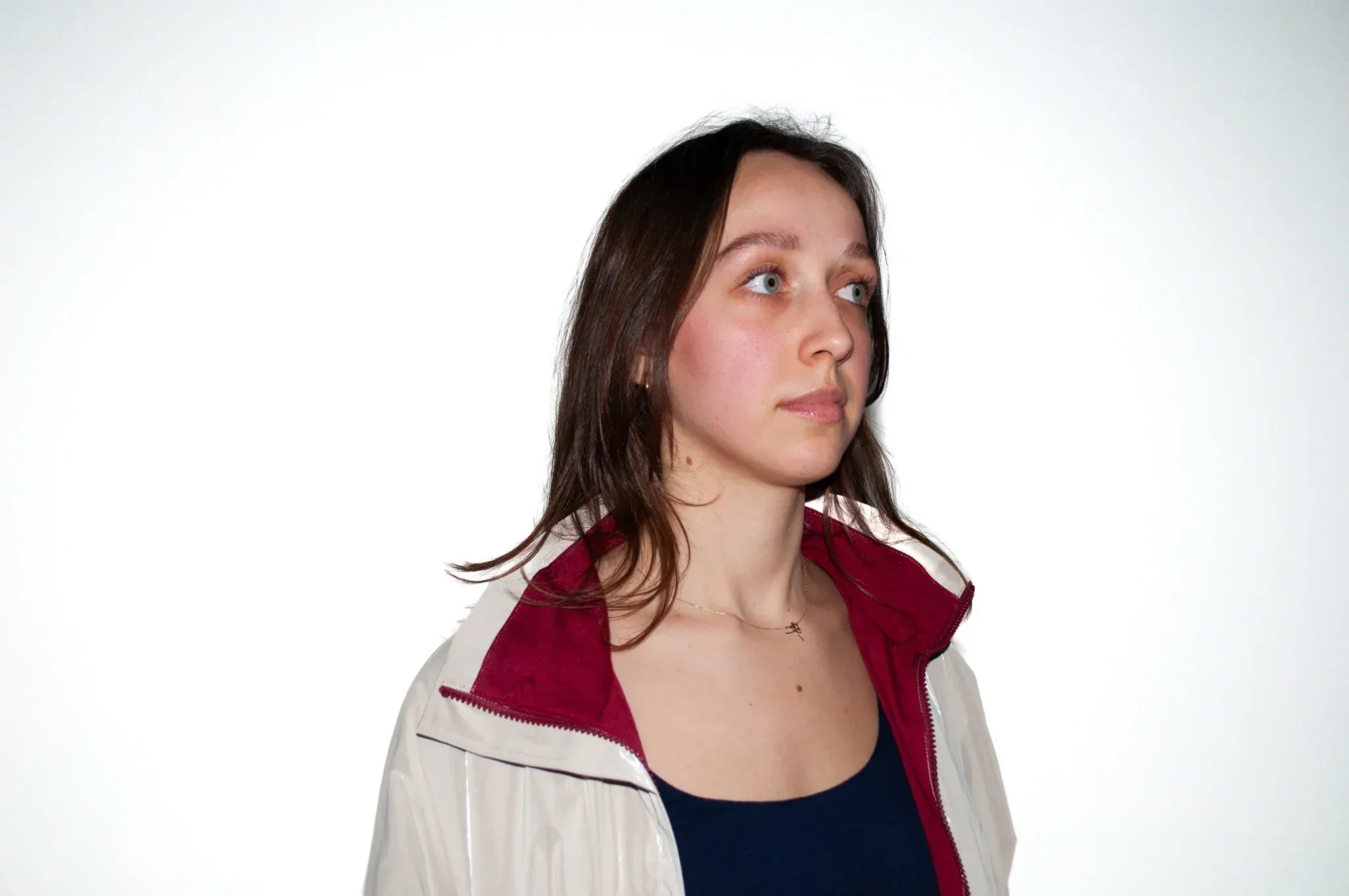 Single-Panel Cotton Windbreaker with Lyocell/Wool Lining - Beige 9 Single-Panel Cotton Windbreaker with Lyocell/Wool Lining - Beige - Zubek.Co