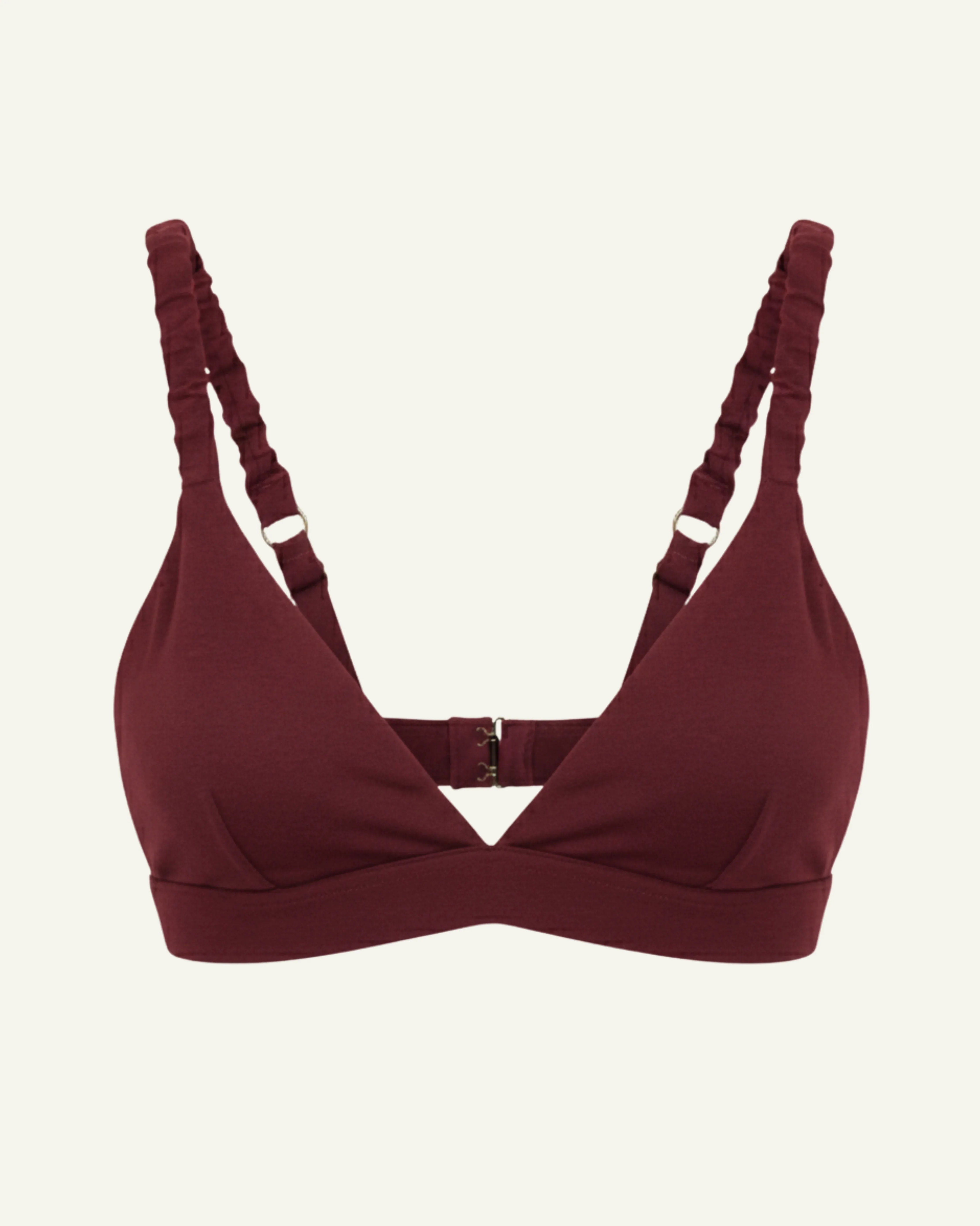 Women's SeaCell Bra - Burgundy - Zubek.Co