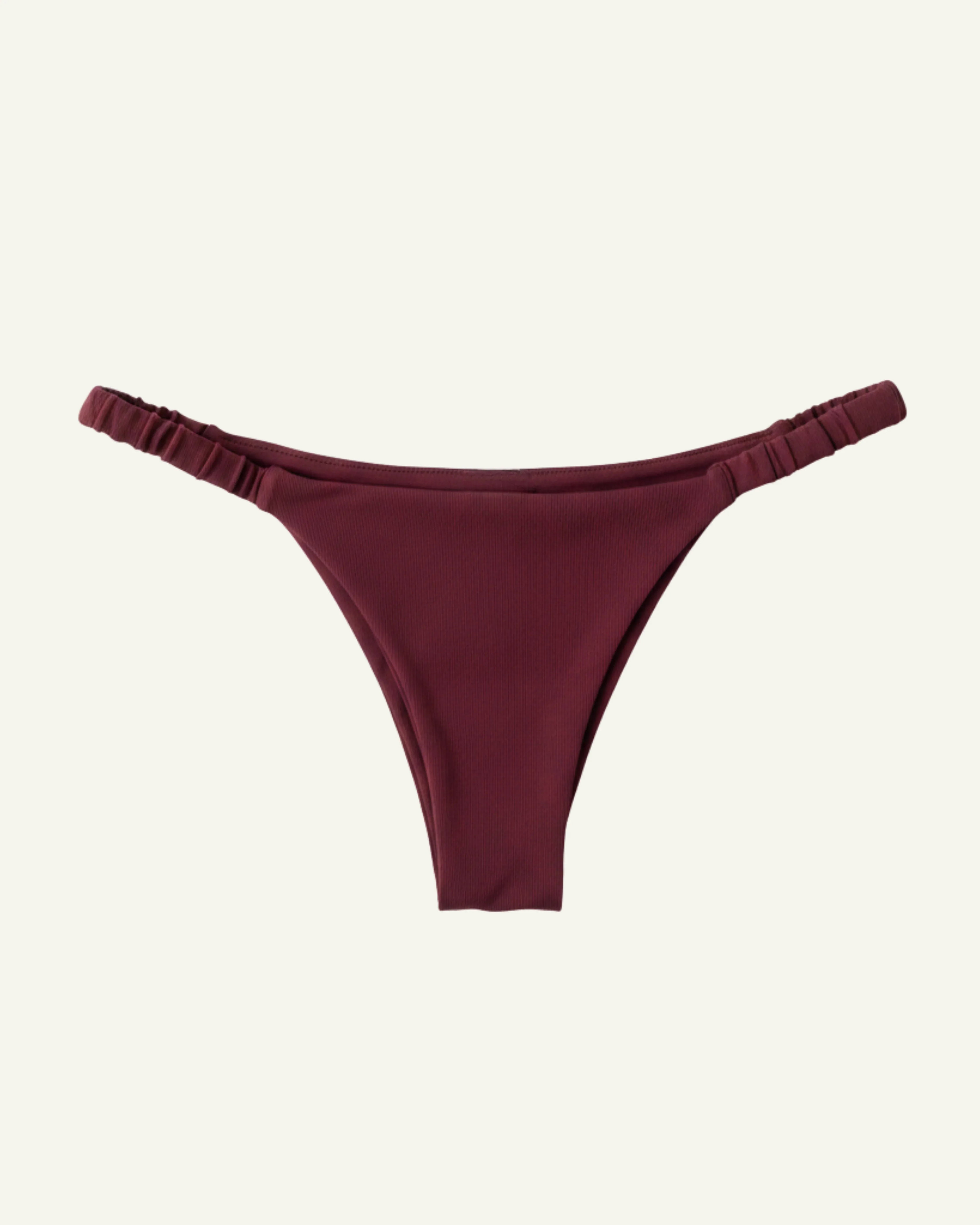 Women's Seacell Brazilian Briefs - Burgundy - Zubek.Co