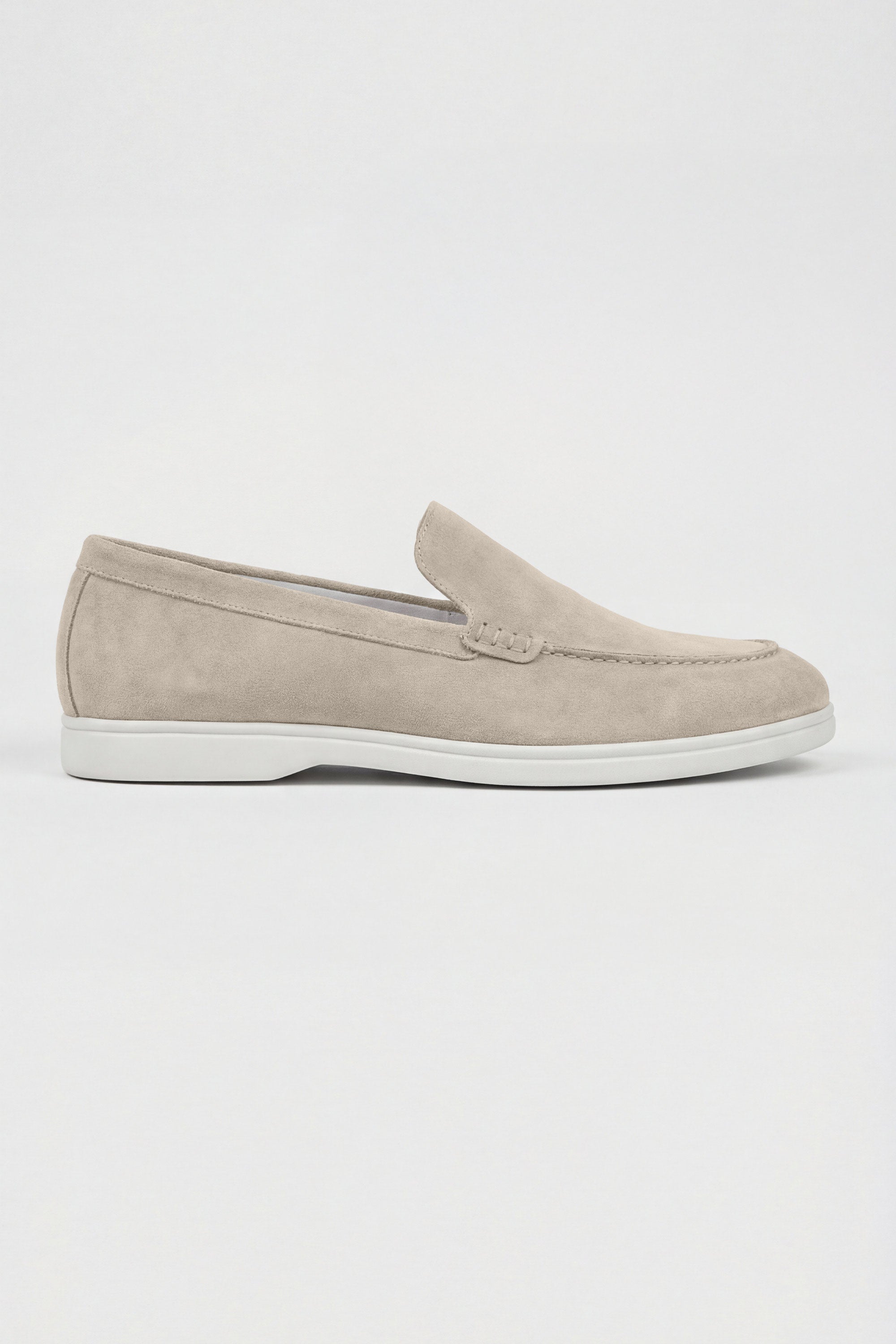Florence Suede Loafer - Beige 1 packshot