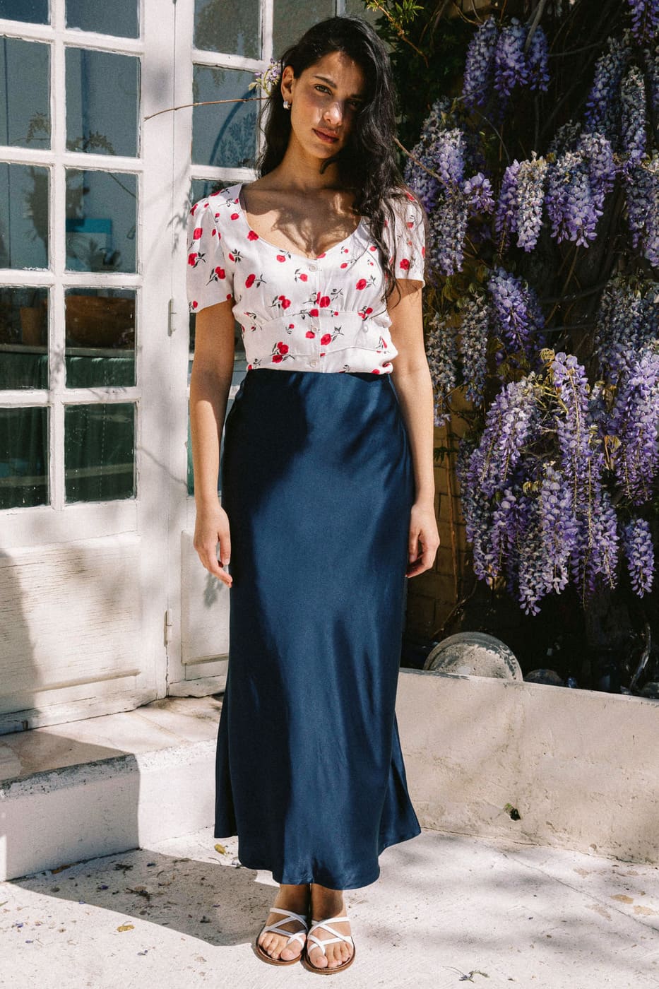Skirt Iris navy 2 Skirt Iris navy