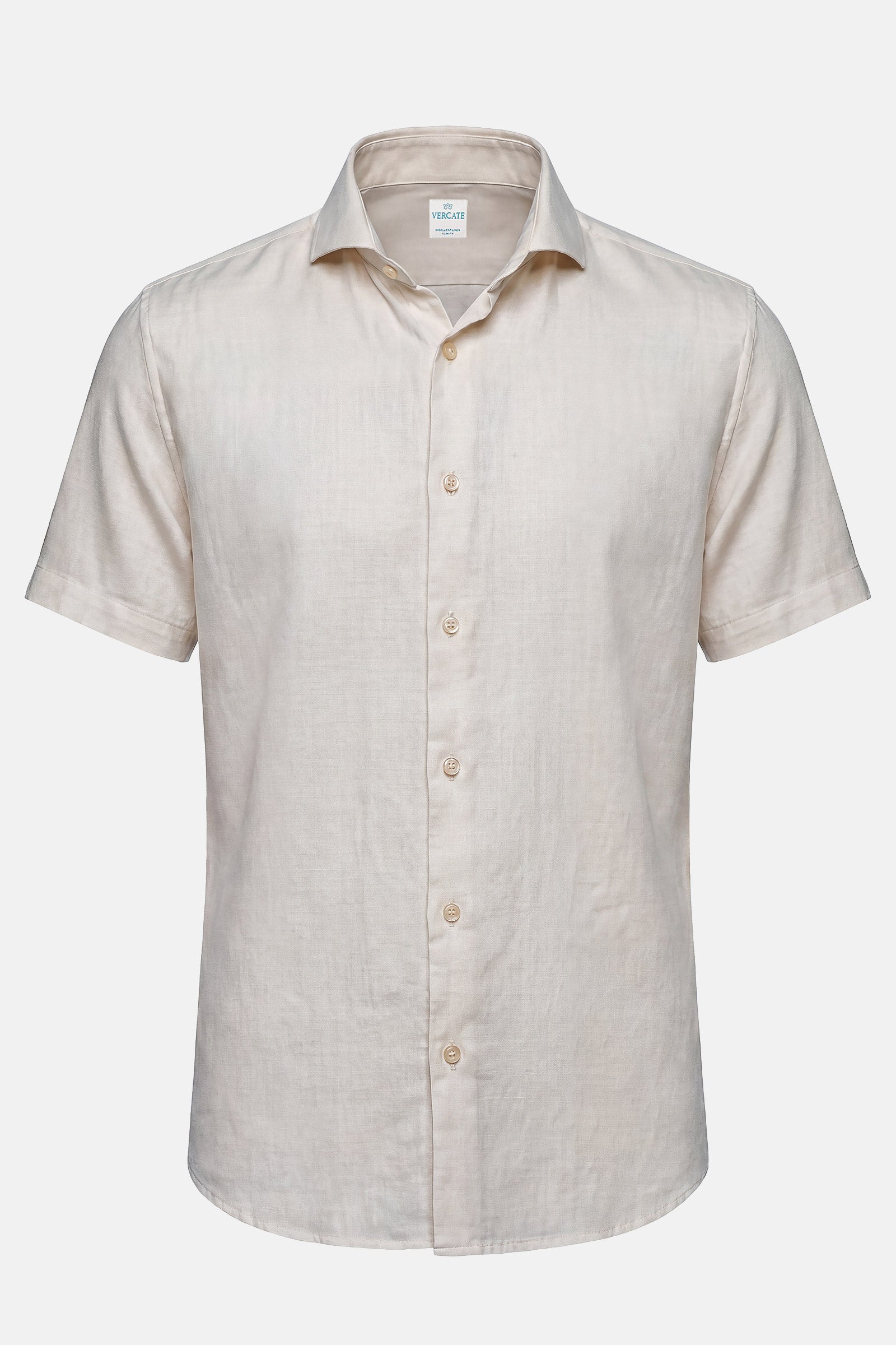 Linen Shirt - Beige 1 packshot