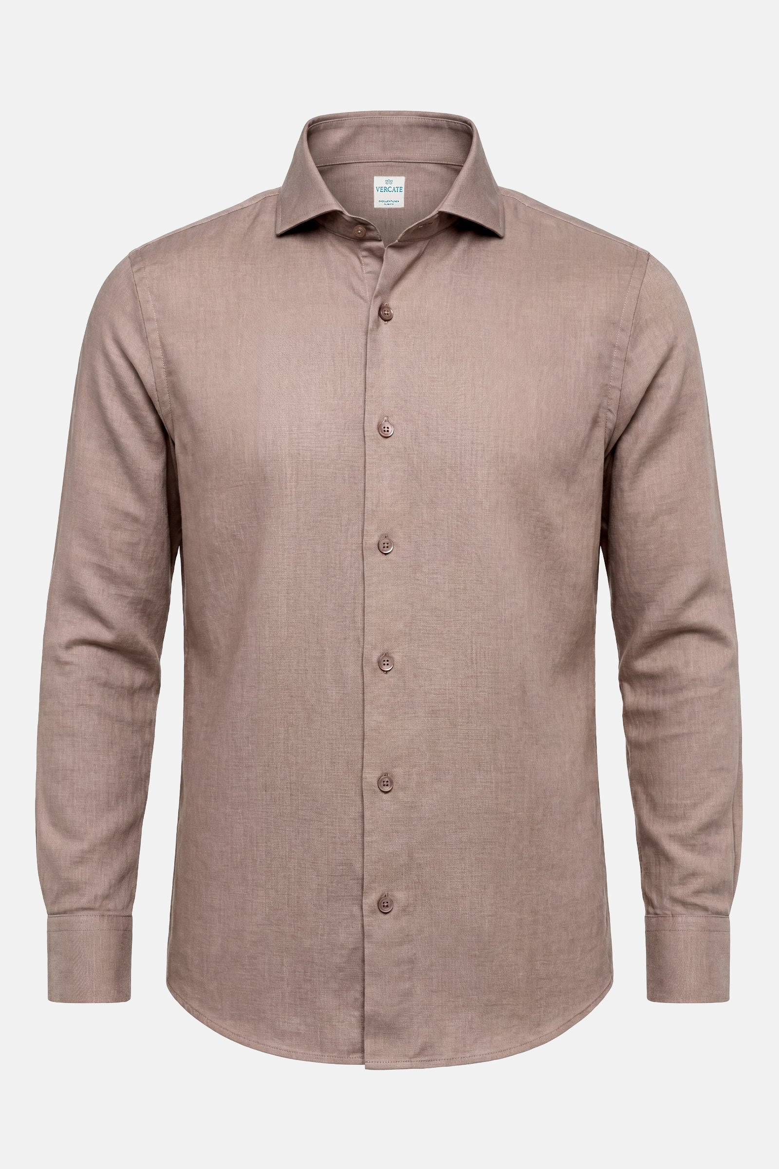 Linen Shirt - Sand Brown 1 packshot