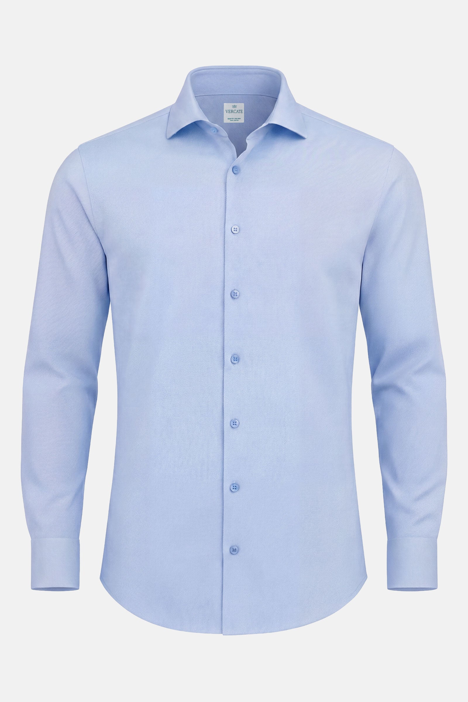 Non Iron Shirt - Twill - Light Blue 1 packshot