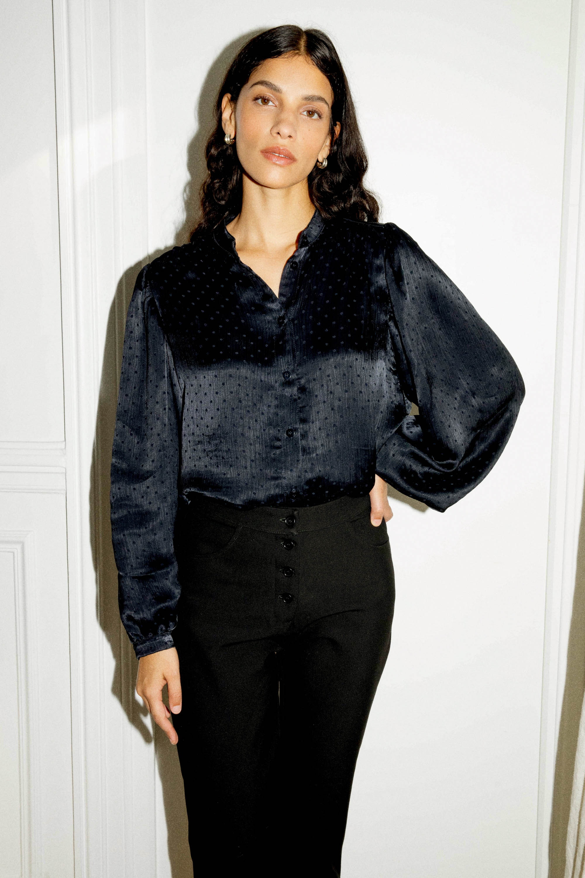 Blouse Hortensia navy 2 Blouse Hortensia navy