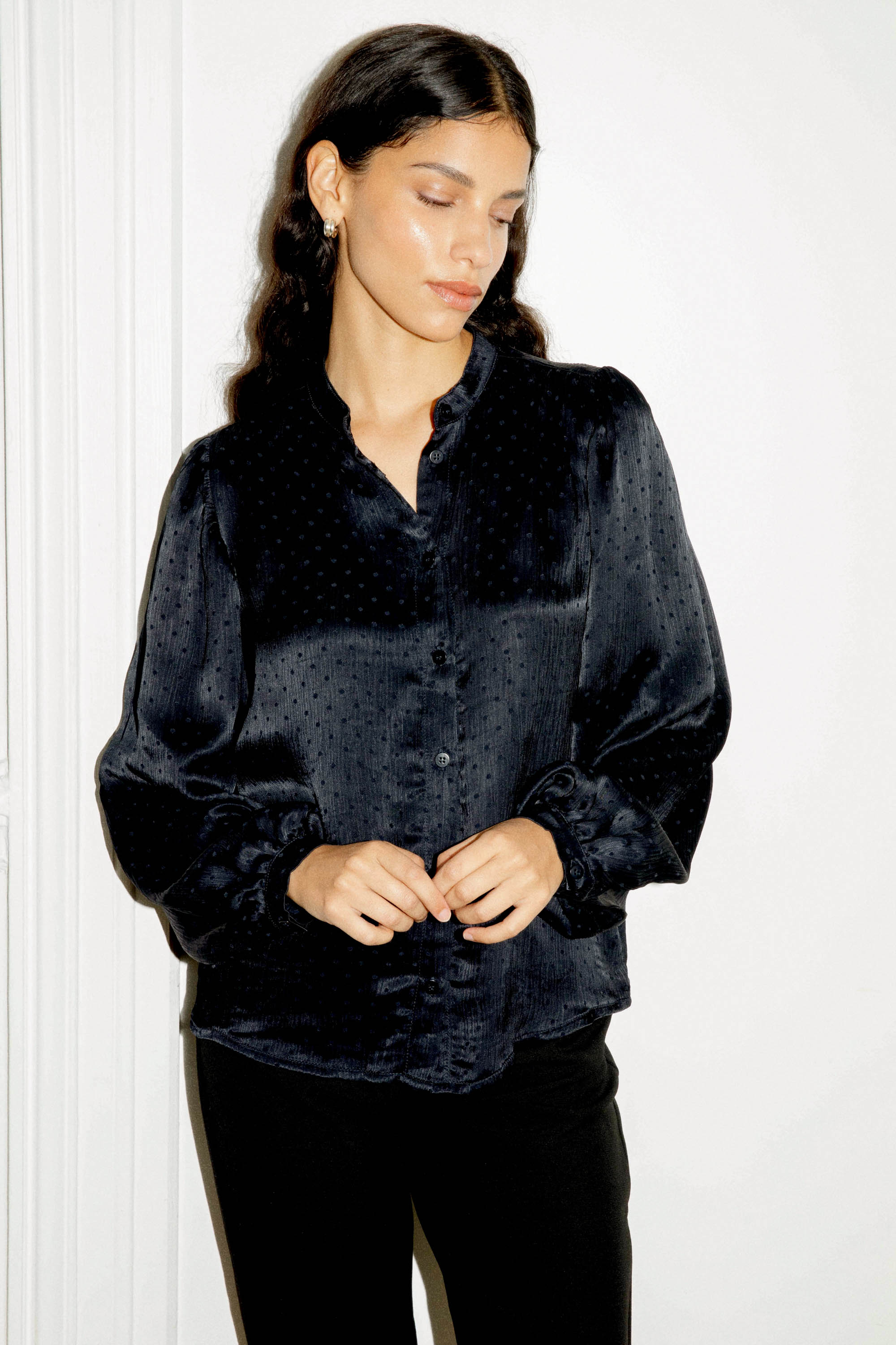 Blouse Hortensia navy 3 Blouse Hortensia navy