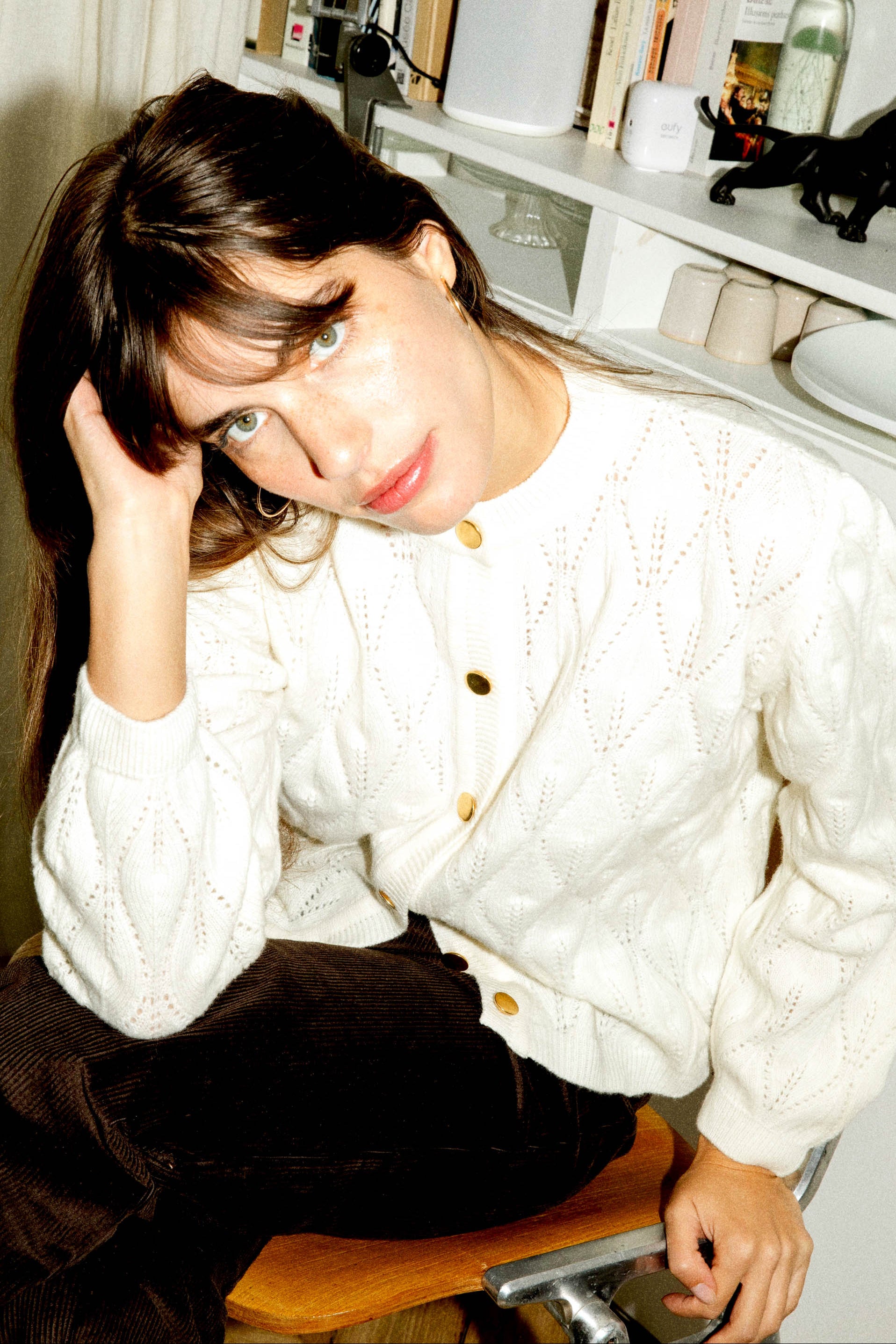 Cardigan Astelia off-white 1 Cardigan Astelia off-white