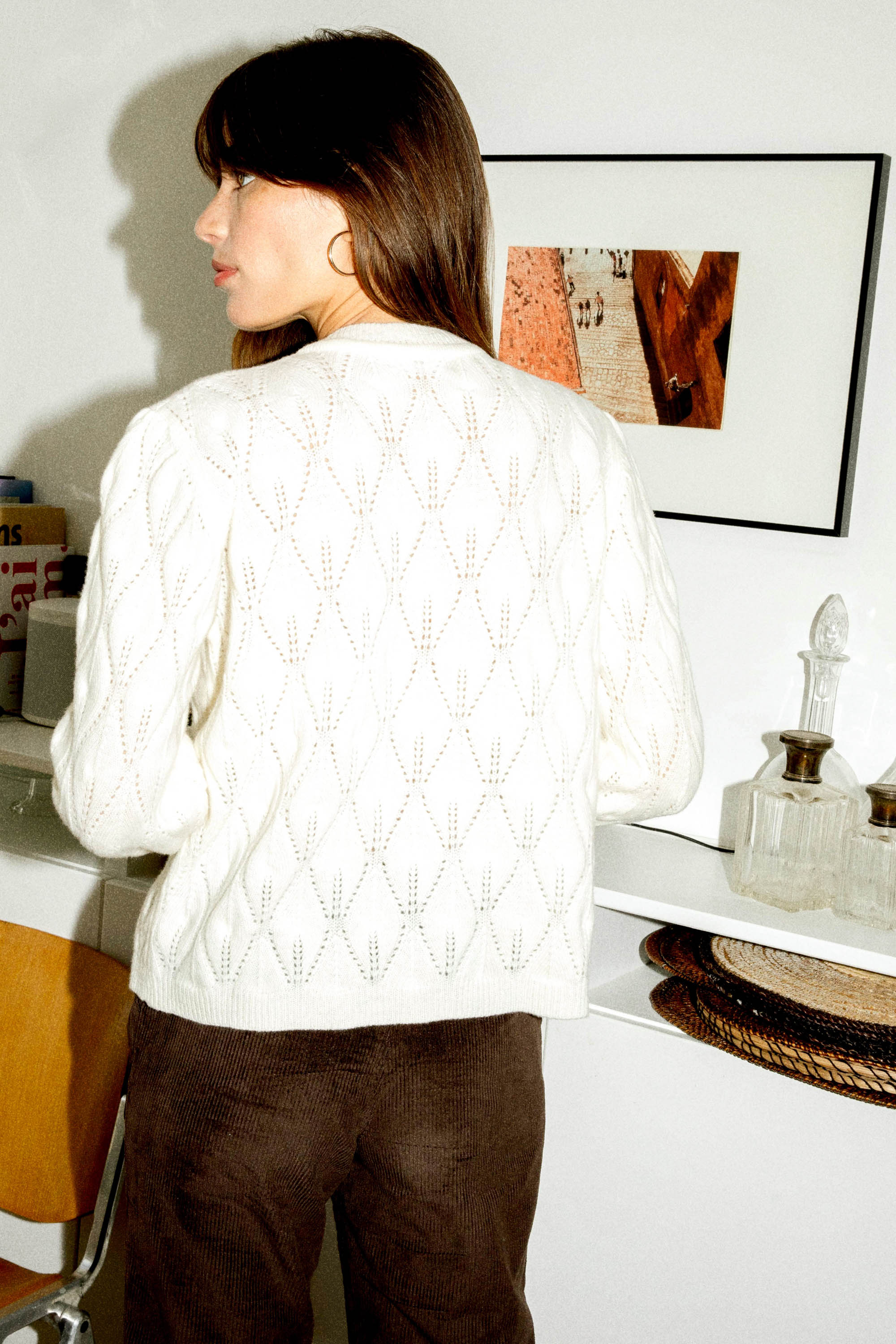 Cardigan Astelia off-white 5 Cardigan Astelia off-white