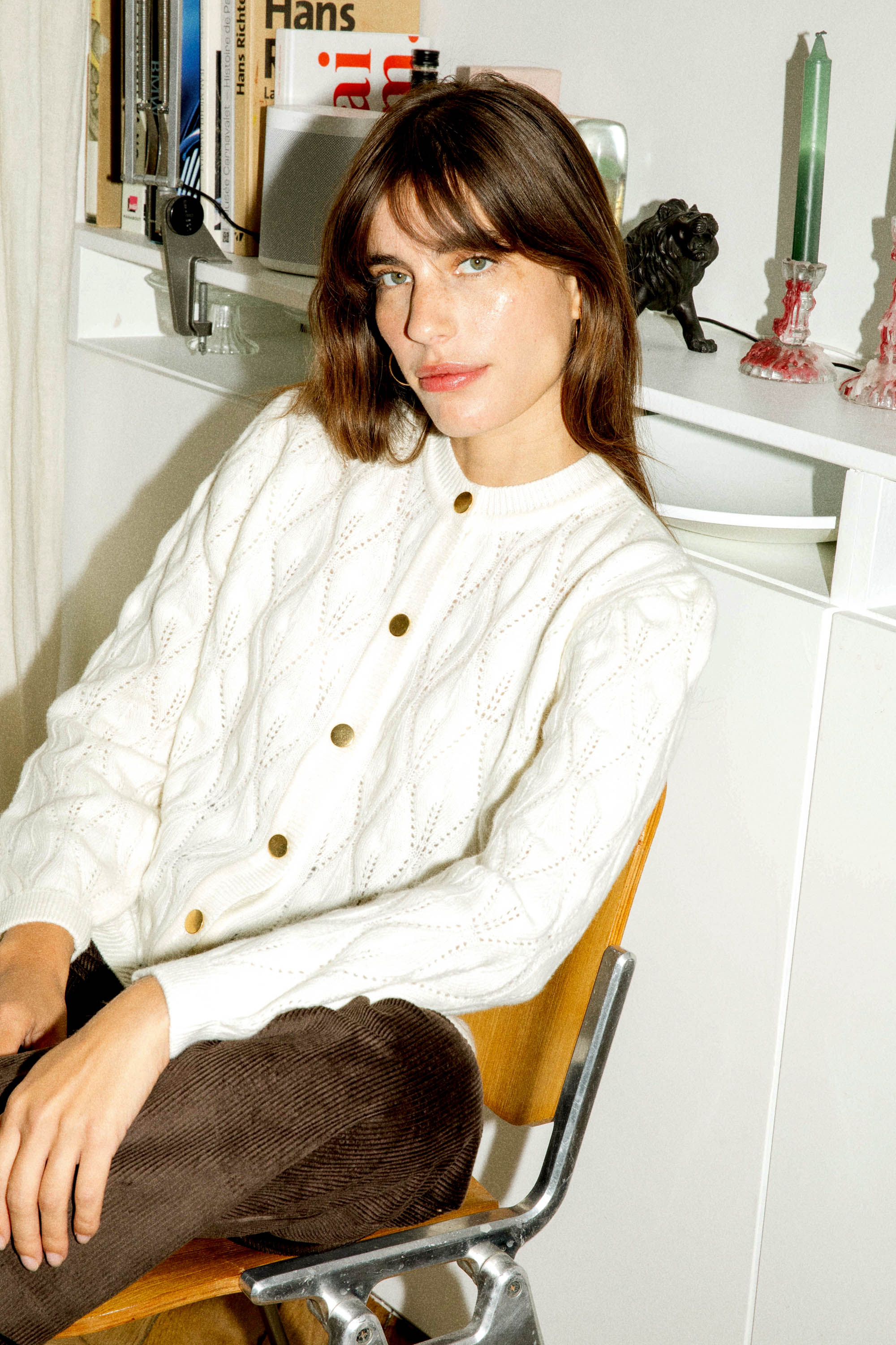 Cardigan Astelia off-white 6 Cardigan Astelia off-white