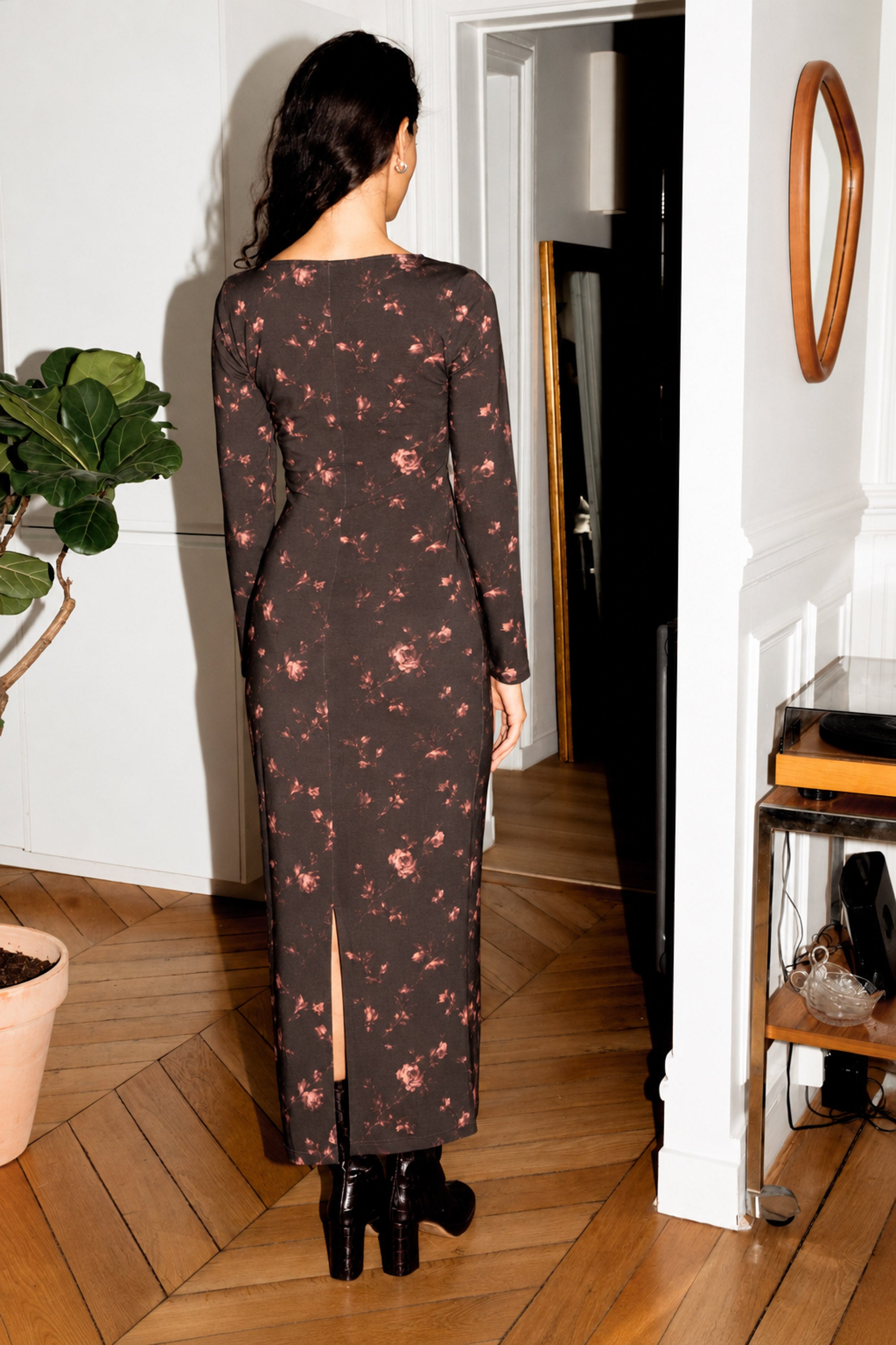 Dress Daphné brown 5 Dress Daphné brown