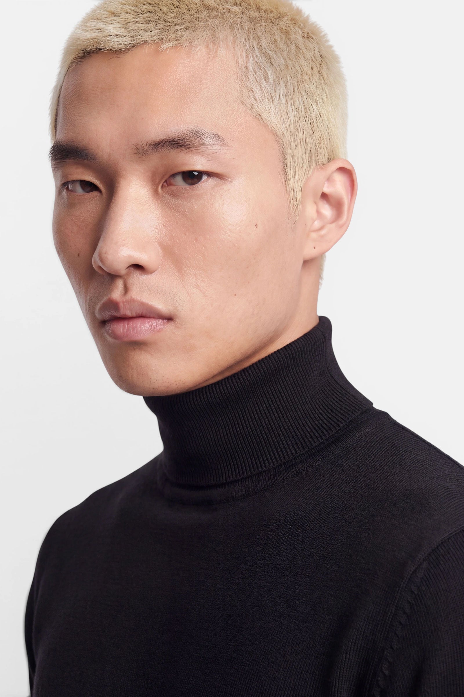 Turtleneck Sweater - Cashmere Blend - Black 6 Vercate - Coltrui Heren - Zwart - Cashmere Blend - Pullover - Regular Fit