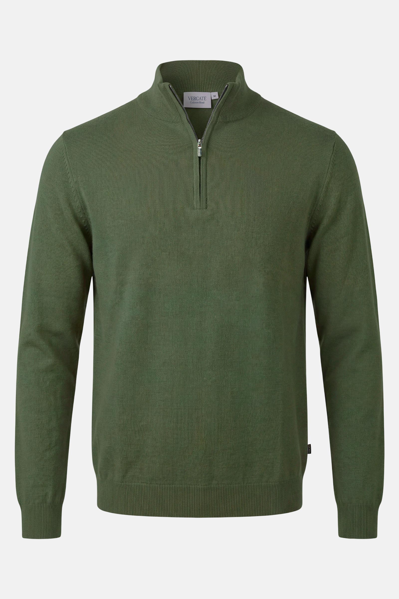 Half Zip - Cashmere Blend - Green 1 packshot