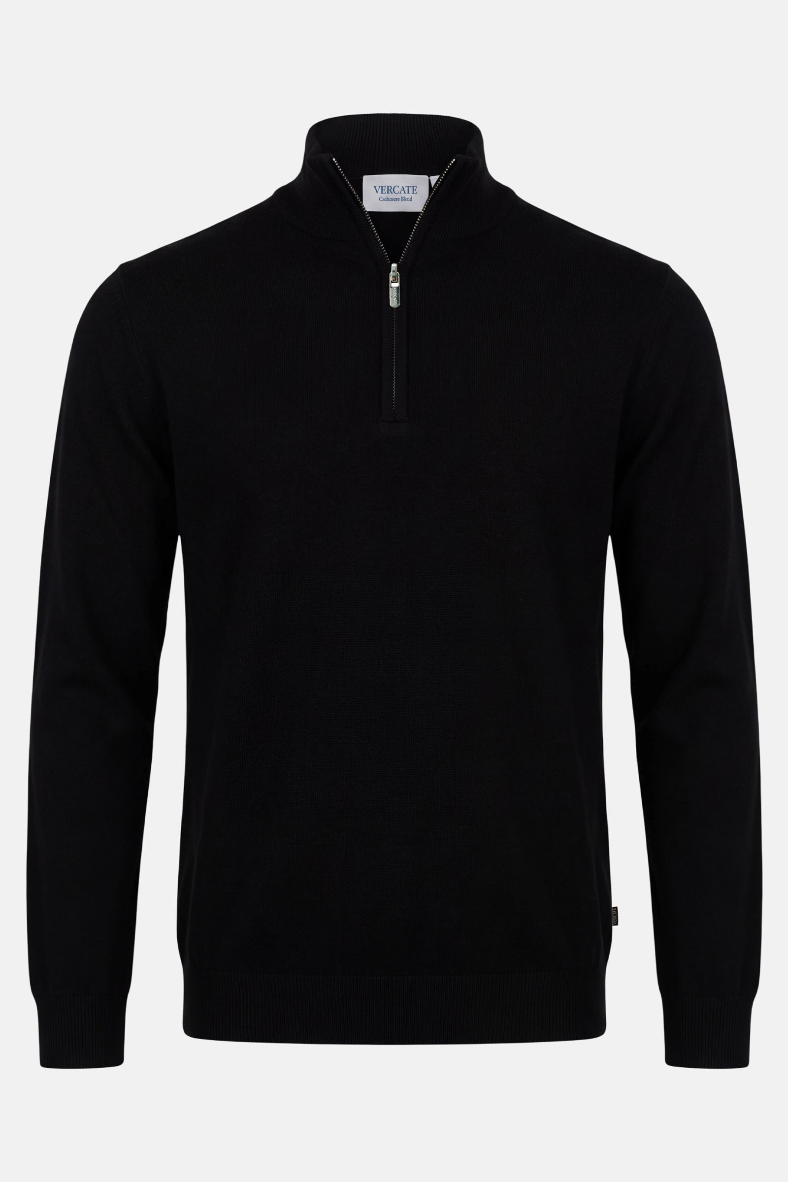 Half Zip - Cashmere Blend - Black 1 packshot