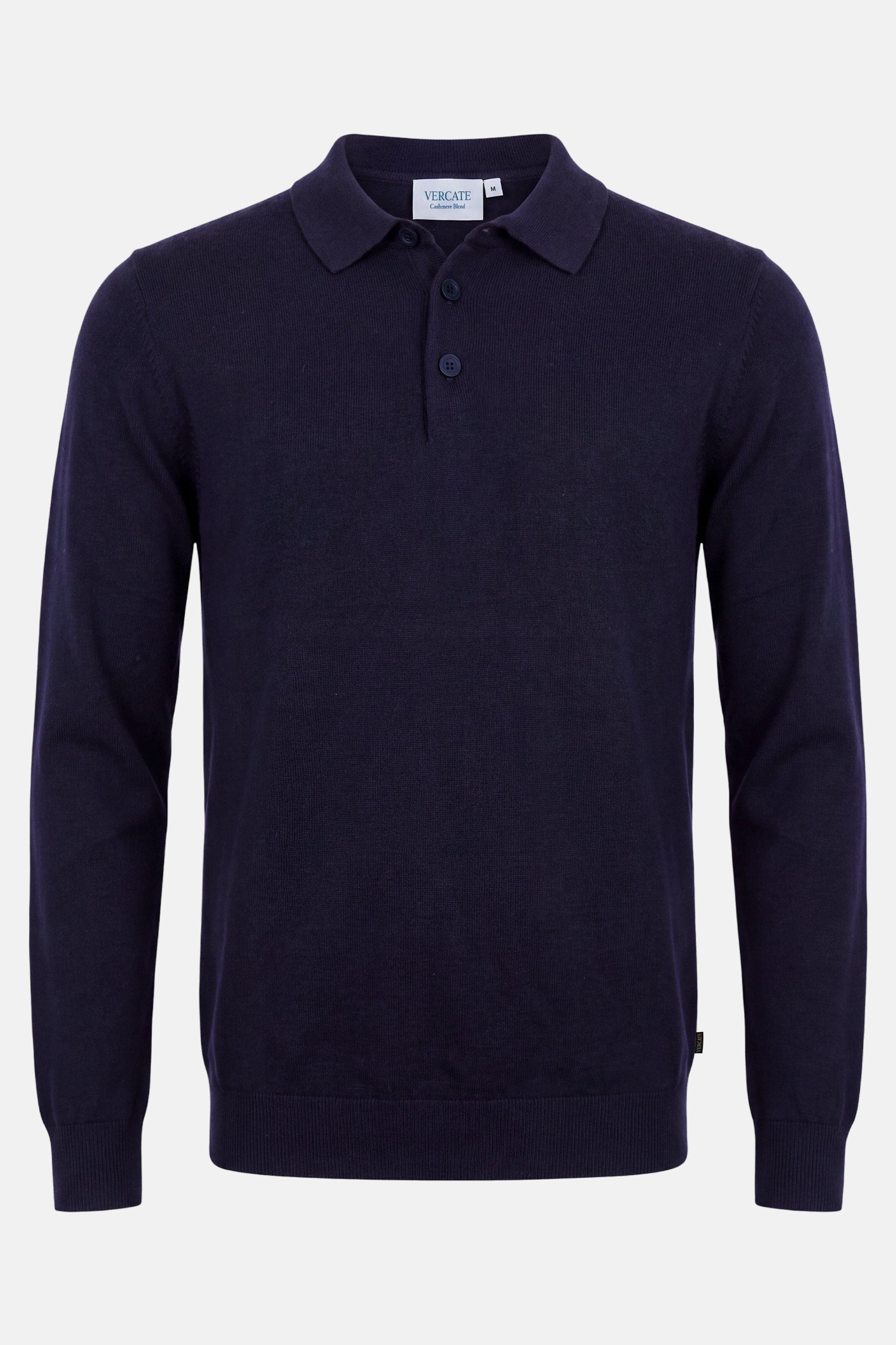 Poloshirt - Cashmere Blend - Navy 1 packshot